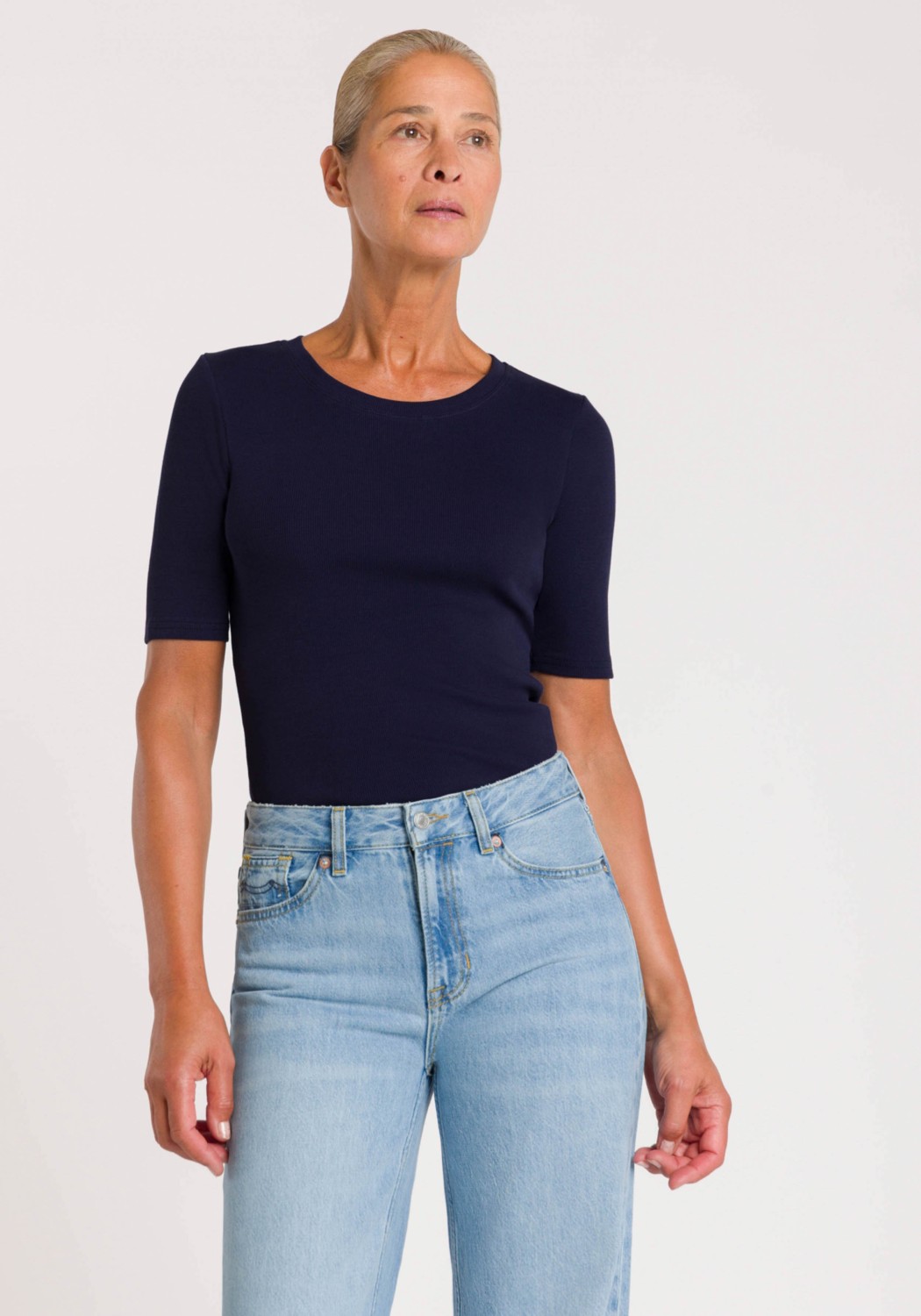 Kings Of Indigo T-Shirt Rina Peacoat