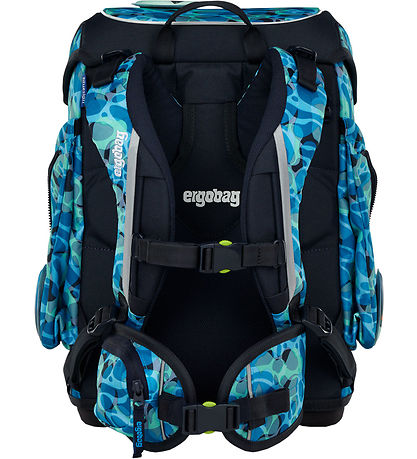 Ergobag Schulranzen-Set - Würfel - Ocean DiveBear