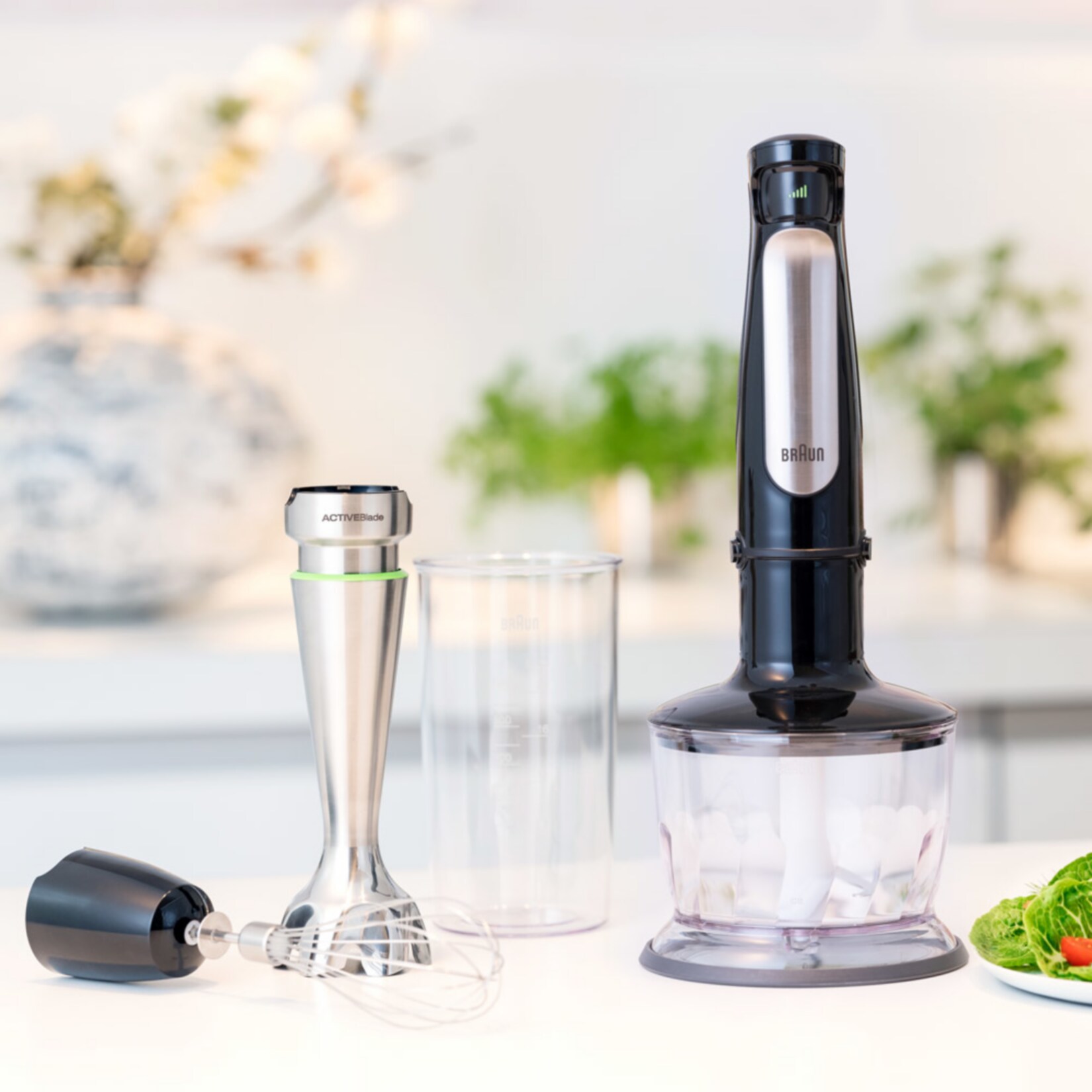 BRAUN Stabmixer MQ7035X MultiQuick7 Premium Schwarz / Edelstahl