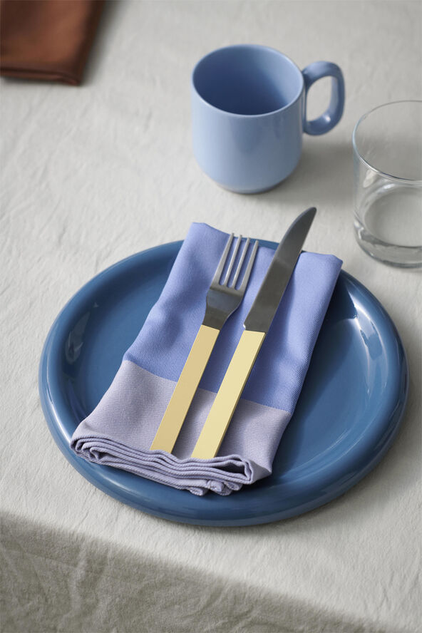 Hay Barro Plate-Set of 2-Ø24-Dark blue