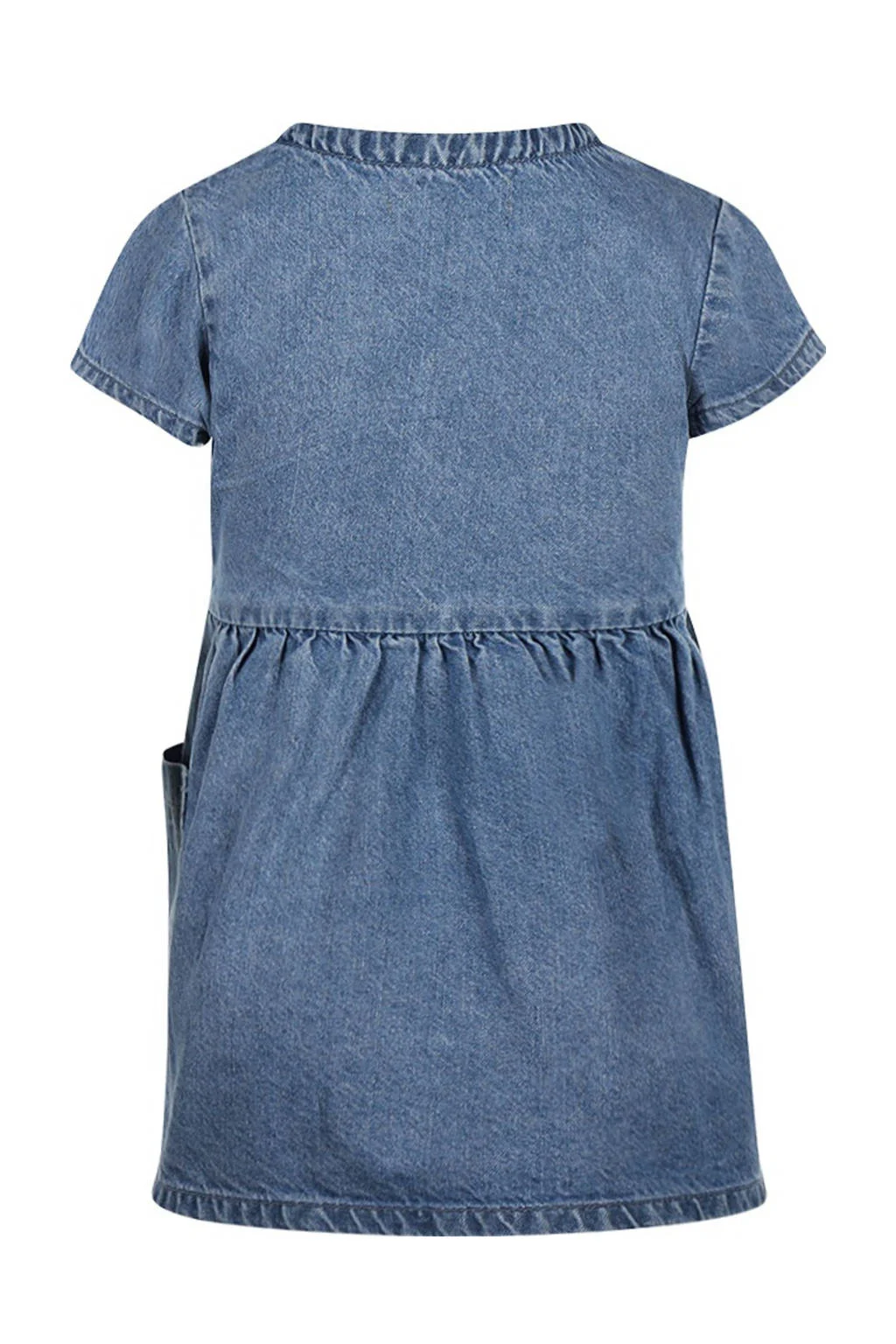 Koko Noko korte jurk medium blue denim