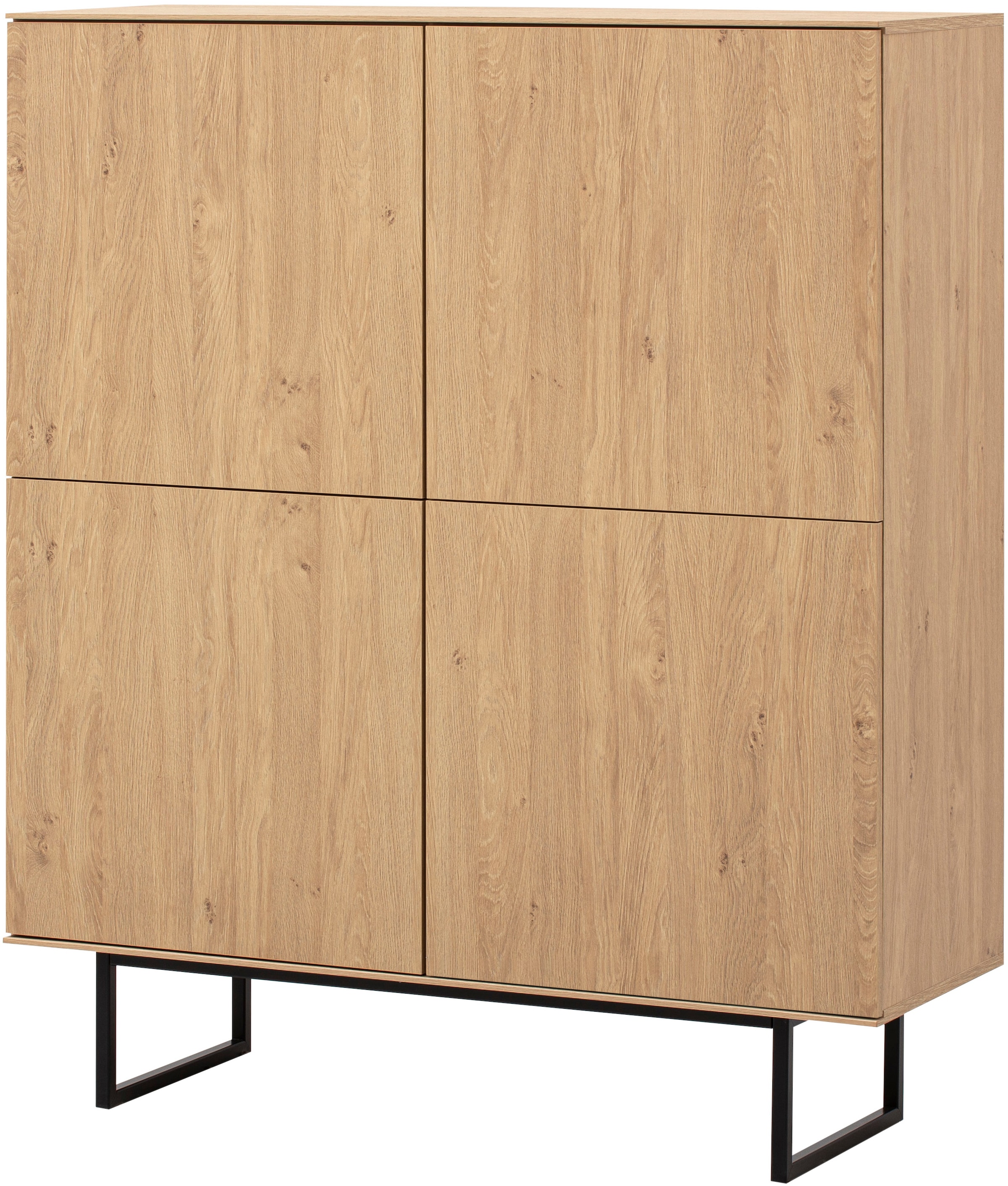 Home affaire Highboard »Lund, moderner Schrank, Kommode mit Kufengestell« ausreichend Stauraum, vielseitig einsetzbar, 115 cm breit