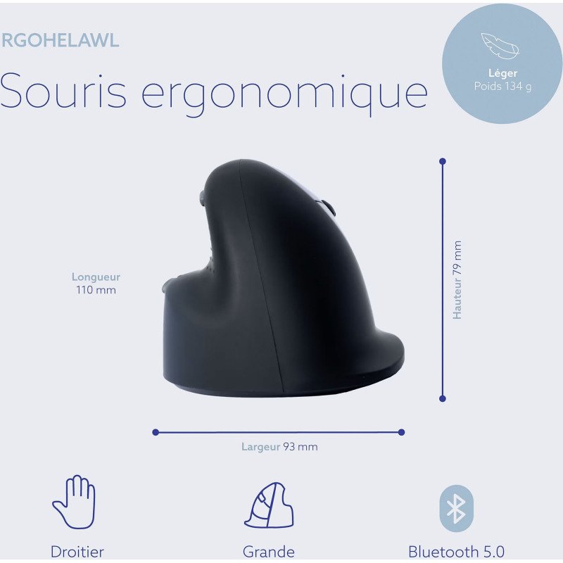 Souris sans fil R-Go Tools HE Break - Droitier