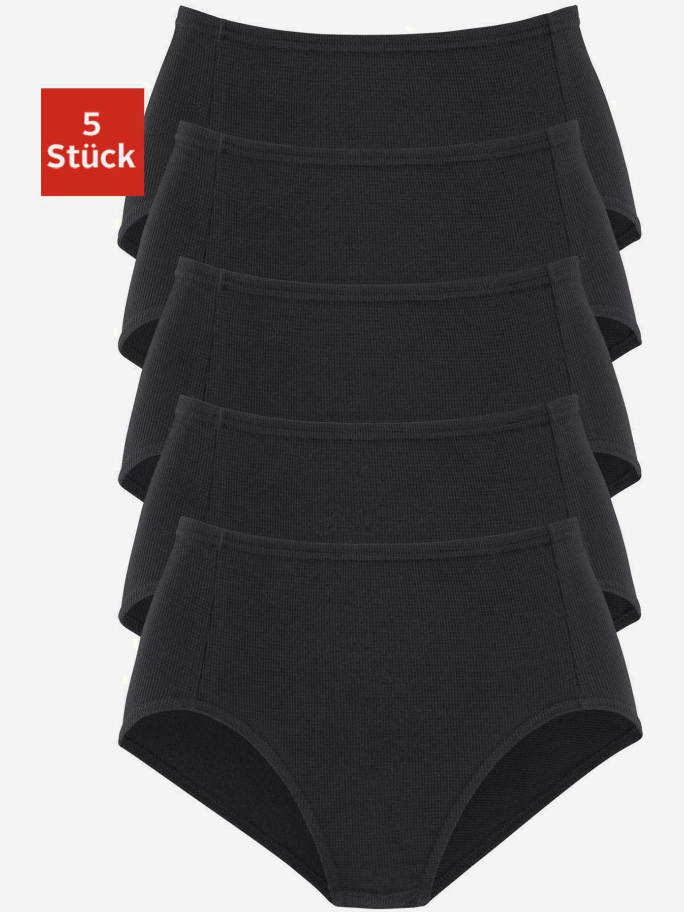 Lot de 5 slips taille haute