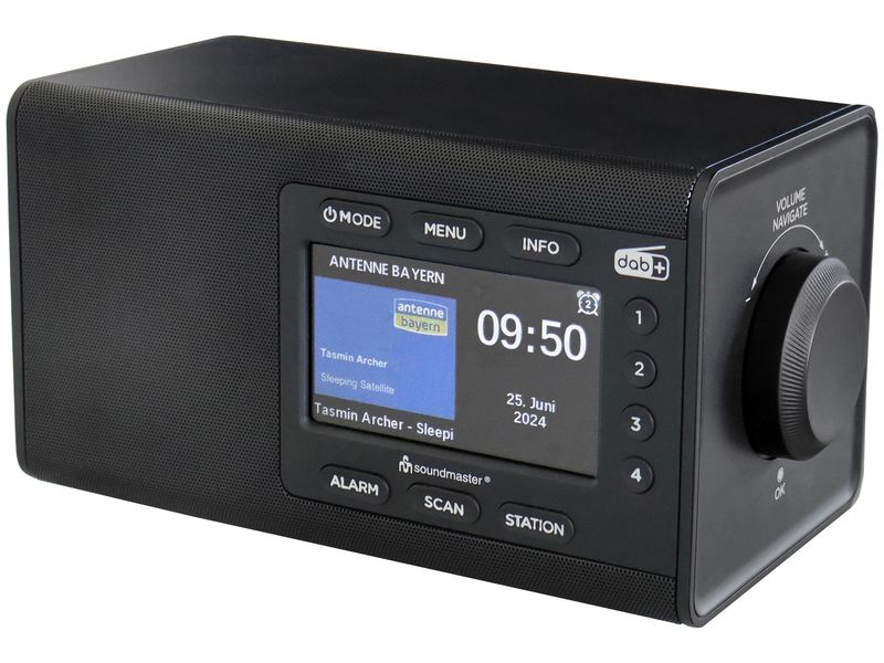 soundmaster DAB  Radio DAB900SW Schwarz DAB  Radio mit grossem Farbdisplay