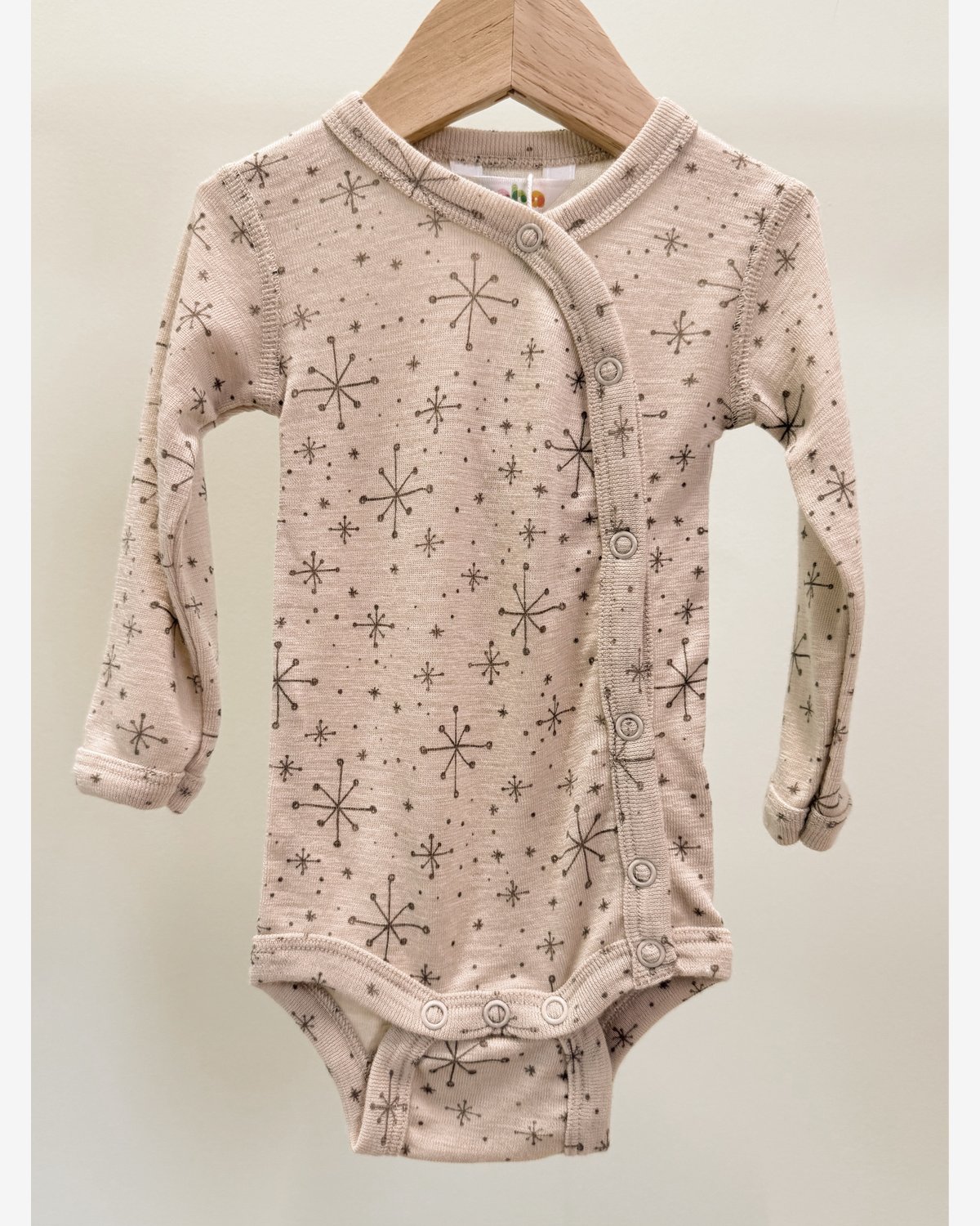 Omslagsbody Baby – 100% Merino | Basic