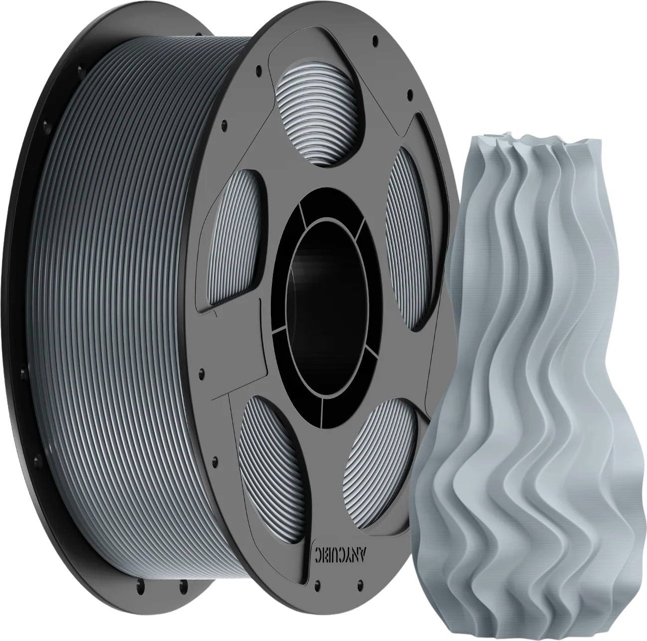 Anycubic  PLA Basic Grey, 1,75 mm / 1000 g    Leicht zu druckendes PLA in Grey