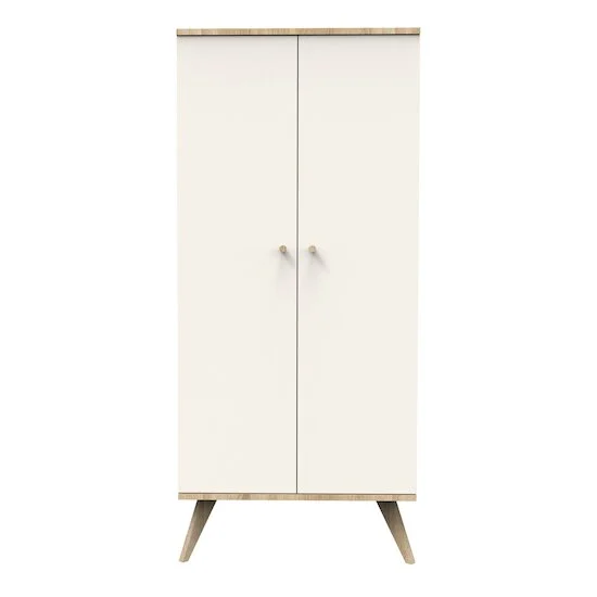Camille Armoire 2 portes   Crème Chêne Doré        de               Sauthon Baby's Sweet Home