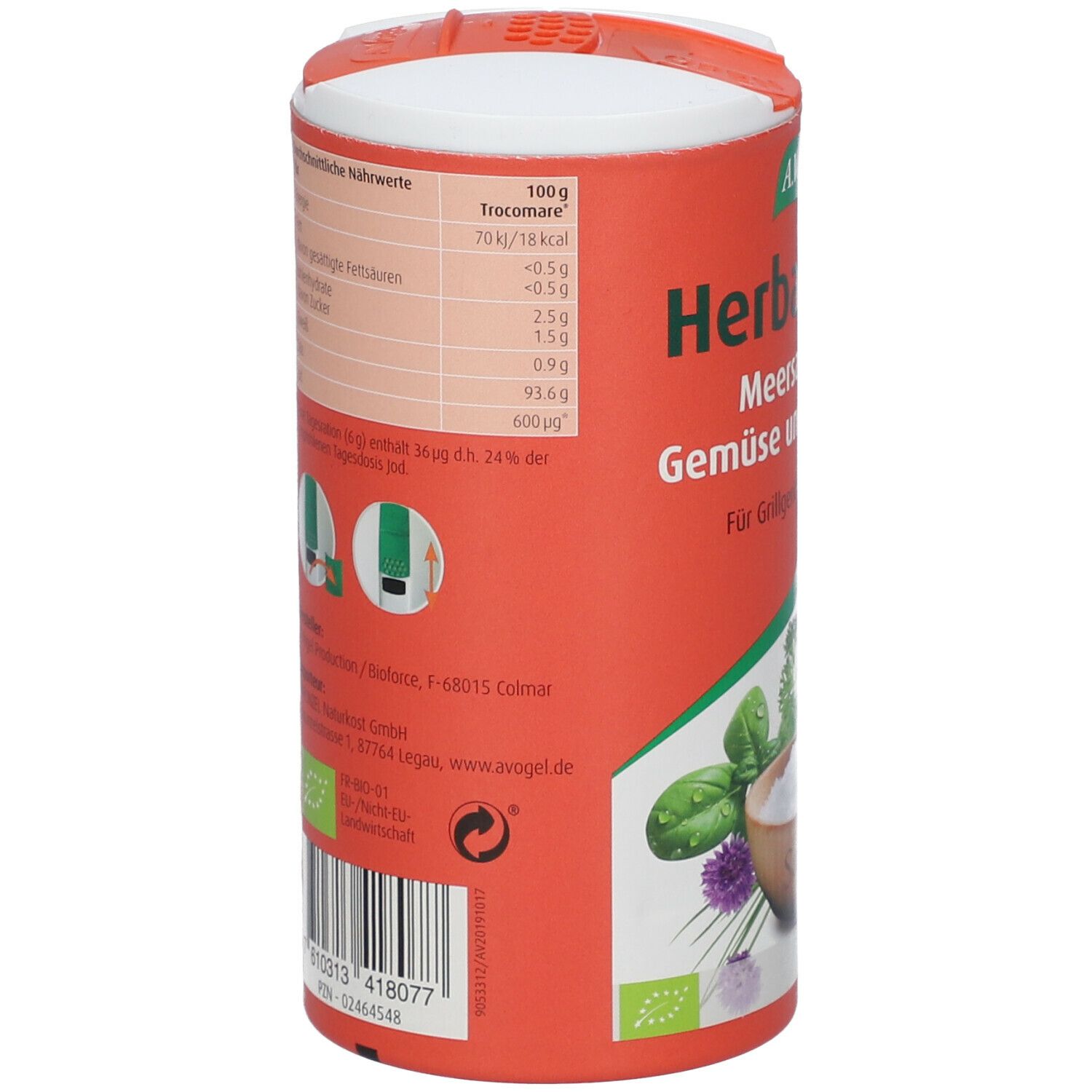 Trocomare® Herbamare Meersalz mit Gemüse und Kräutern