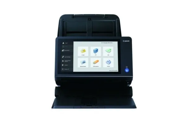 Canon imageFORMULA ScanFront 400 - Dokumentscanner - CMOS / CIS - Duplex - 216 x 3048 mm - 600 dpi x 600 dpi - op til 45 ppm (mono) / op til 45 ppm (farve) - ADF (60 ark) - op til 6000 scanninger pr. dag - USB 2.0, LAN