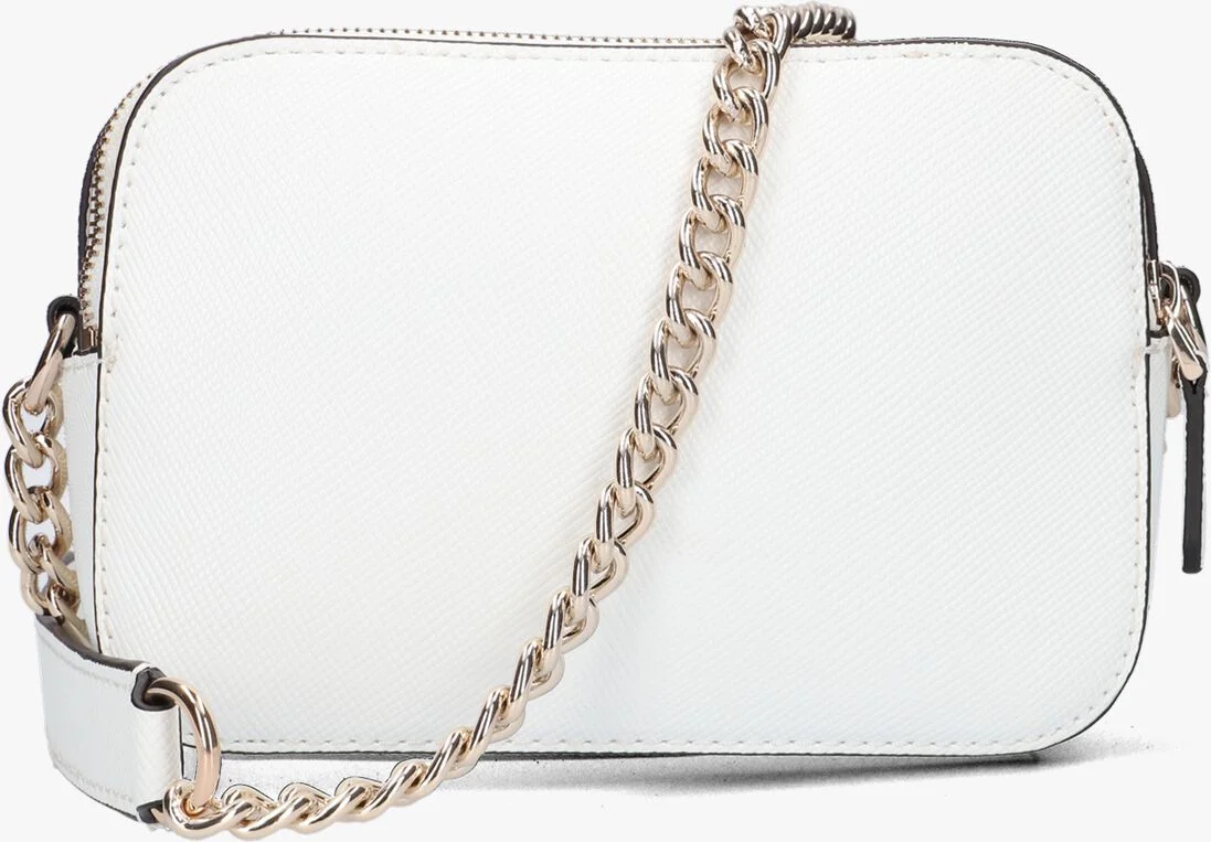 GUESS witte guess schoudertas noelle crossbody camera