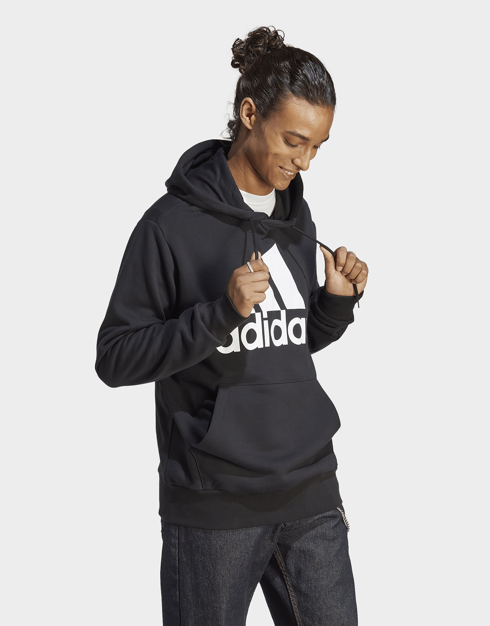 adidas Sweat-shirt à capuche en molleton Essentials Big Logo
