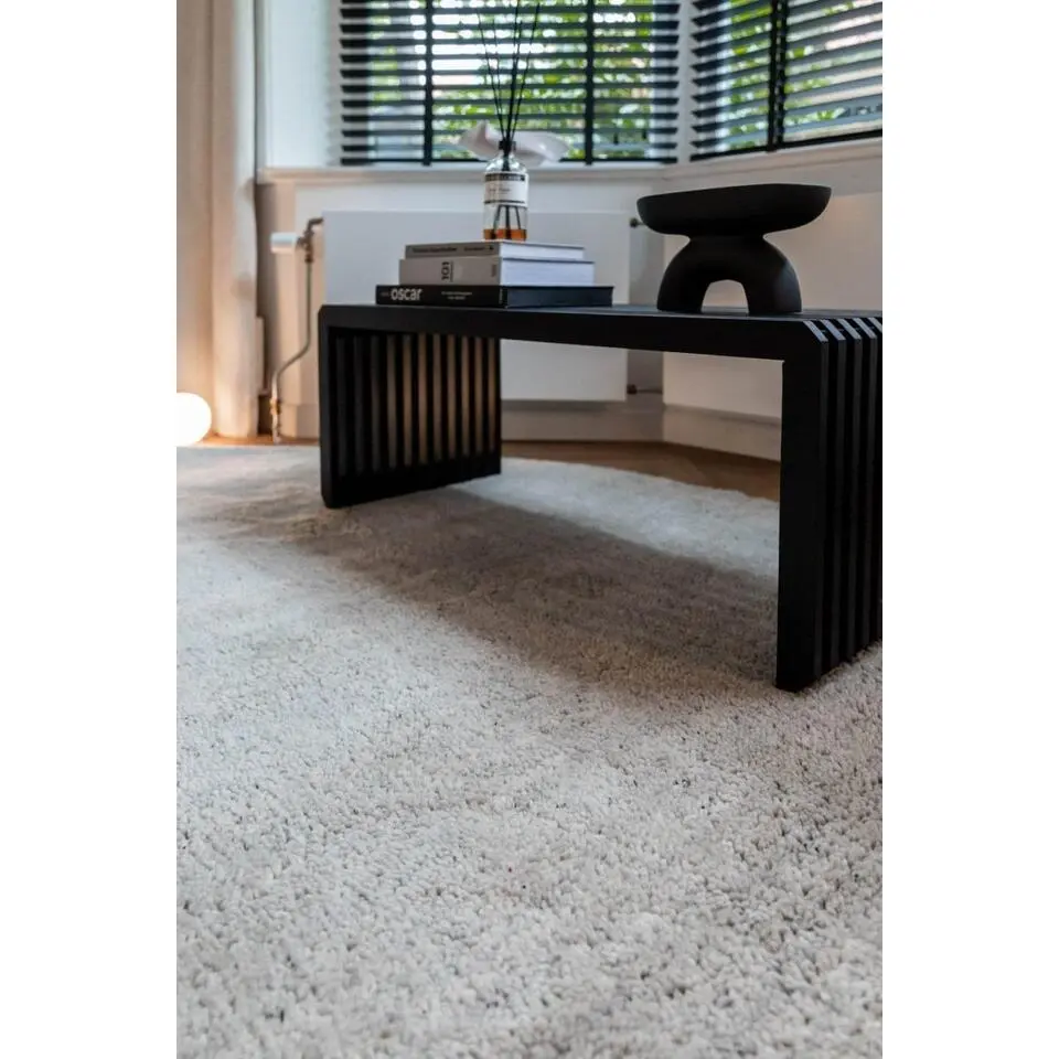 Interieur05 rond berber vloerkleed Nador lichtgrijs - 160 x 160 cm