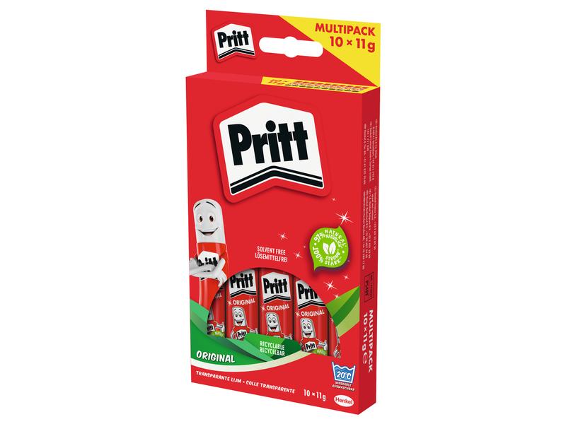 Pritt Klebestift-Set 11 g, 10 Stück Pritt Leimstift , 10er Set