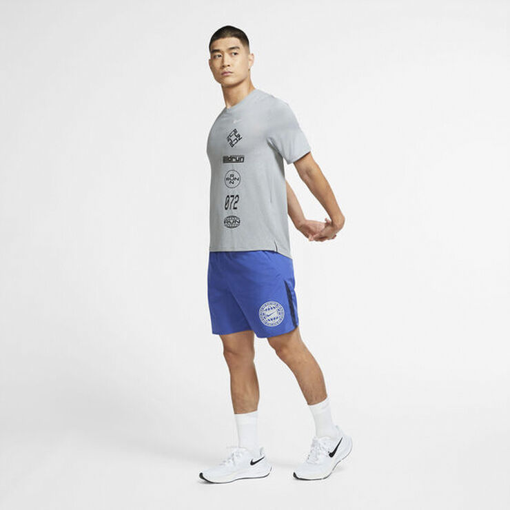 Nike Dri-FIT Miler Wild Run T-shirt Grå