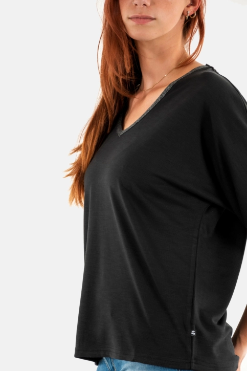 Tee shirt manches longues Le Temps Des Cerises cepada 0001 black