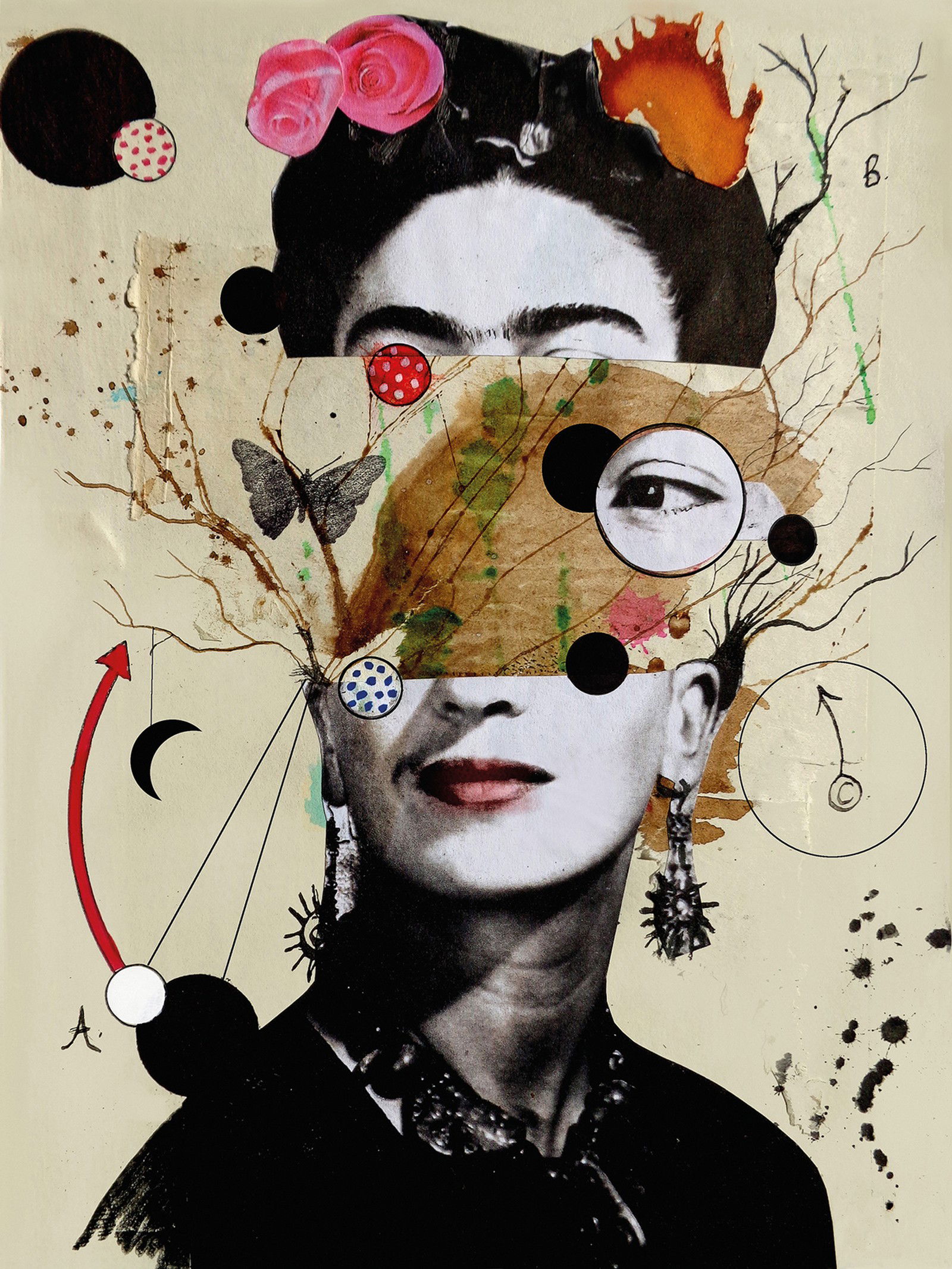 Deconstructed Frida by Loui Jover - Limited Edition. Edition of: 150. Signed.