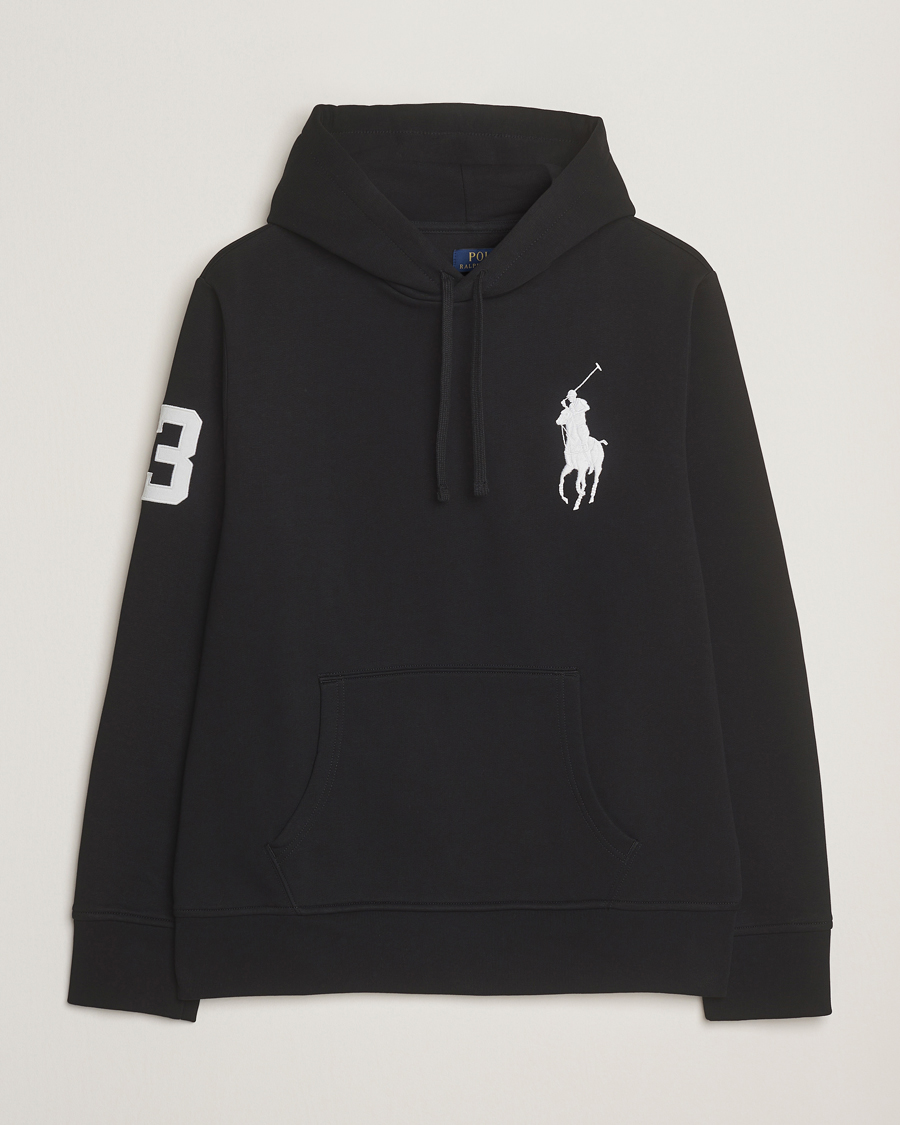 Polo Ralph Lauren Big Pony Hoodie Polo Black