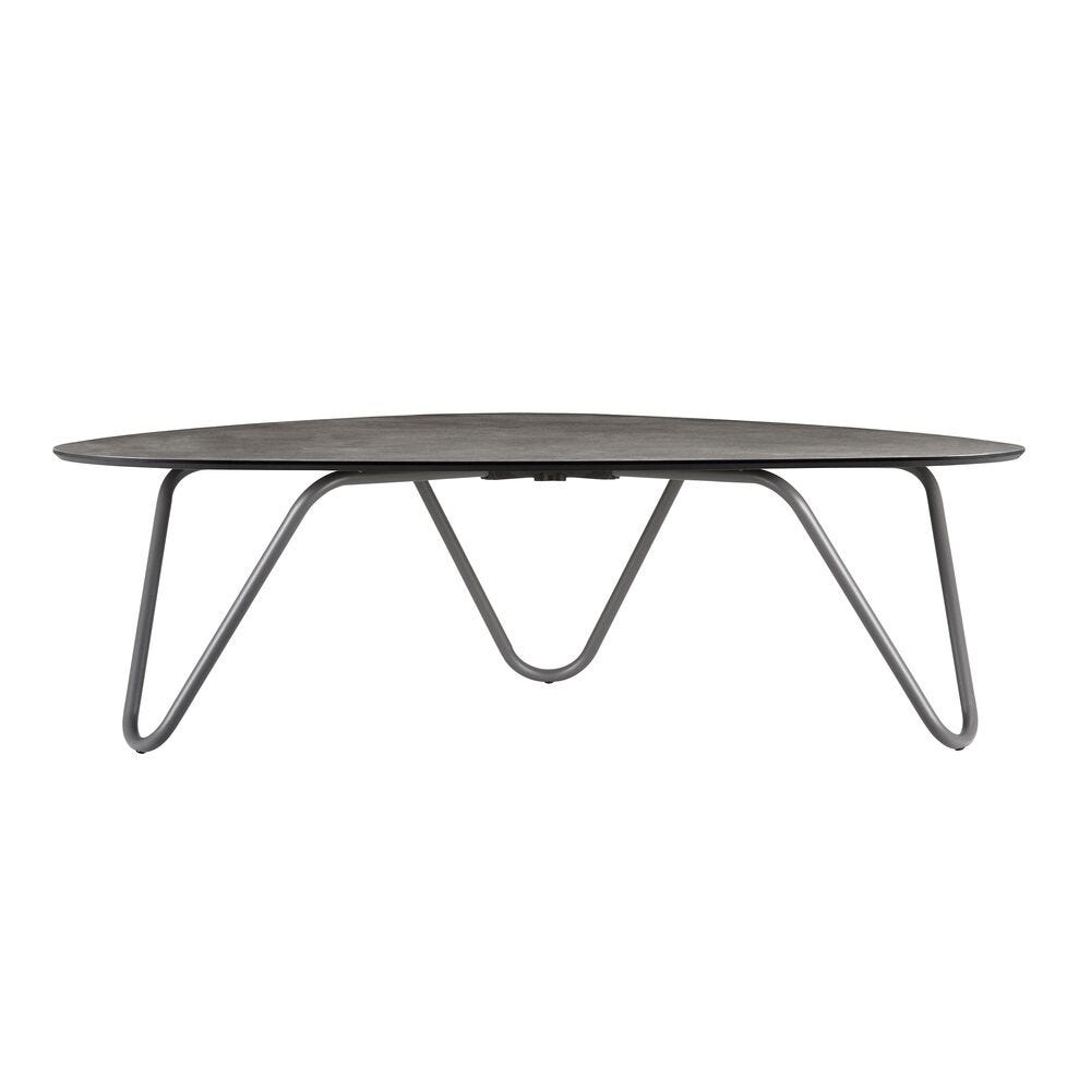 Couchtisch Cocoon HPL Grau Fusain-Titane