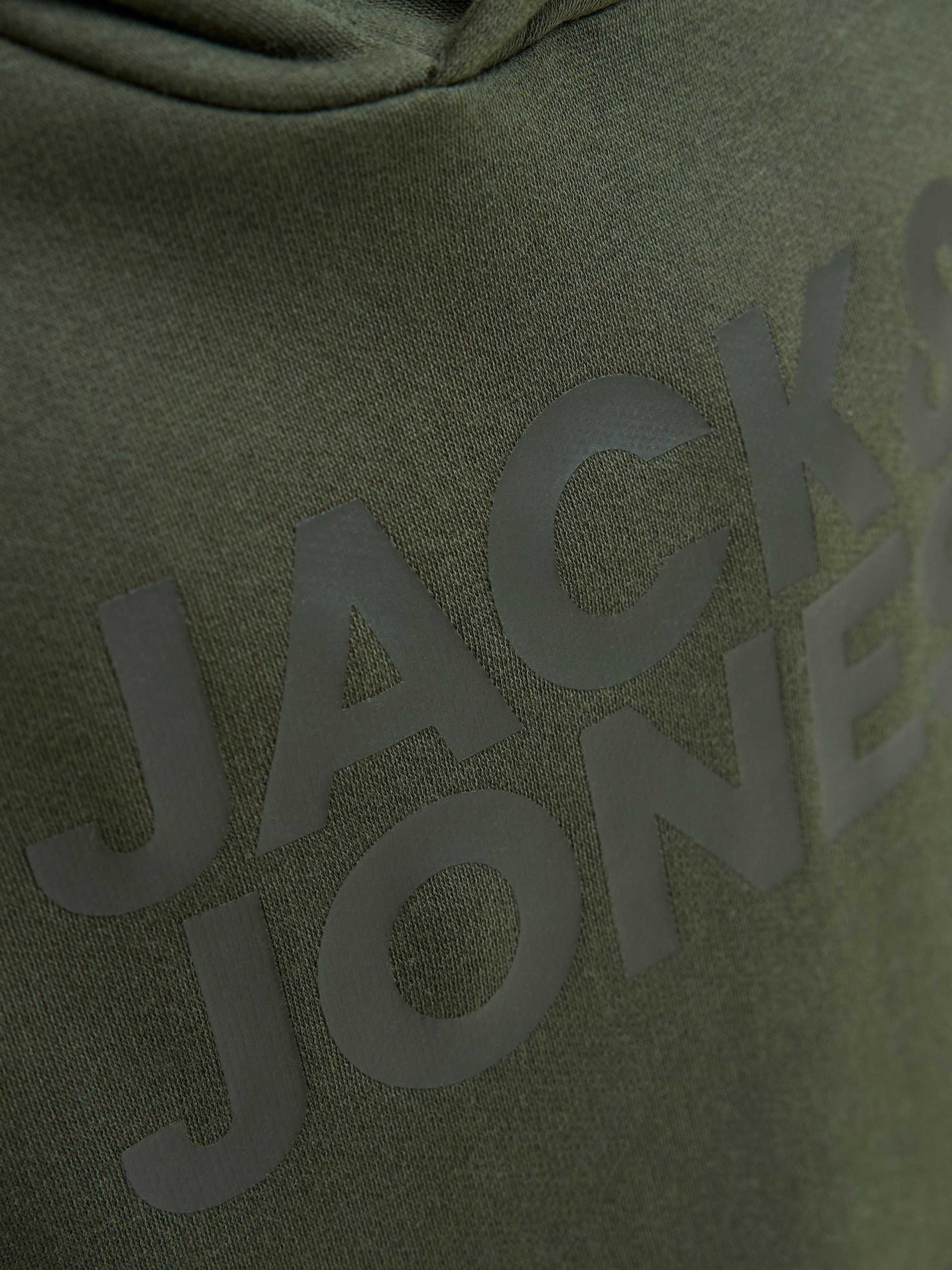 Jack & Jones Junior Kapuzensweatshirt »JJECORP mit Druck, Kängurutasche, pflegeleicht«, bedruckt, modisch, regular fit, Rundhals