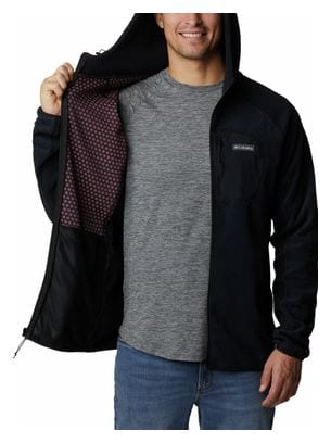Veste Technique Polaire à Capuche Columbia Outdoor Tracks Noir