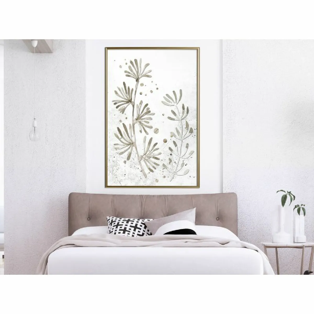 Paris Prix Affiche Dried Plants - Or