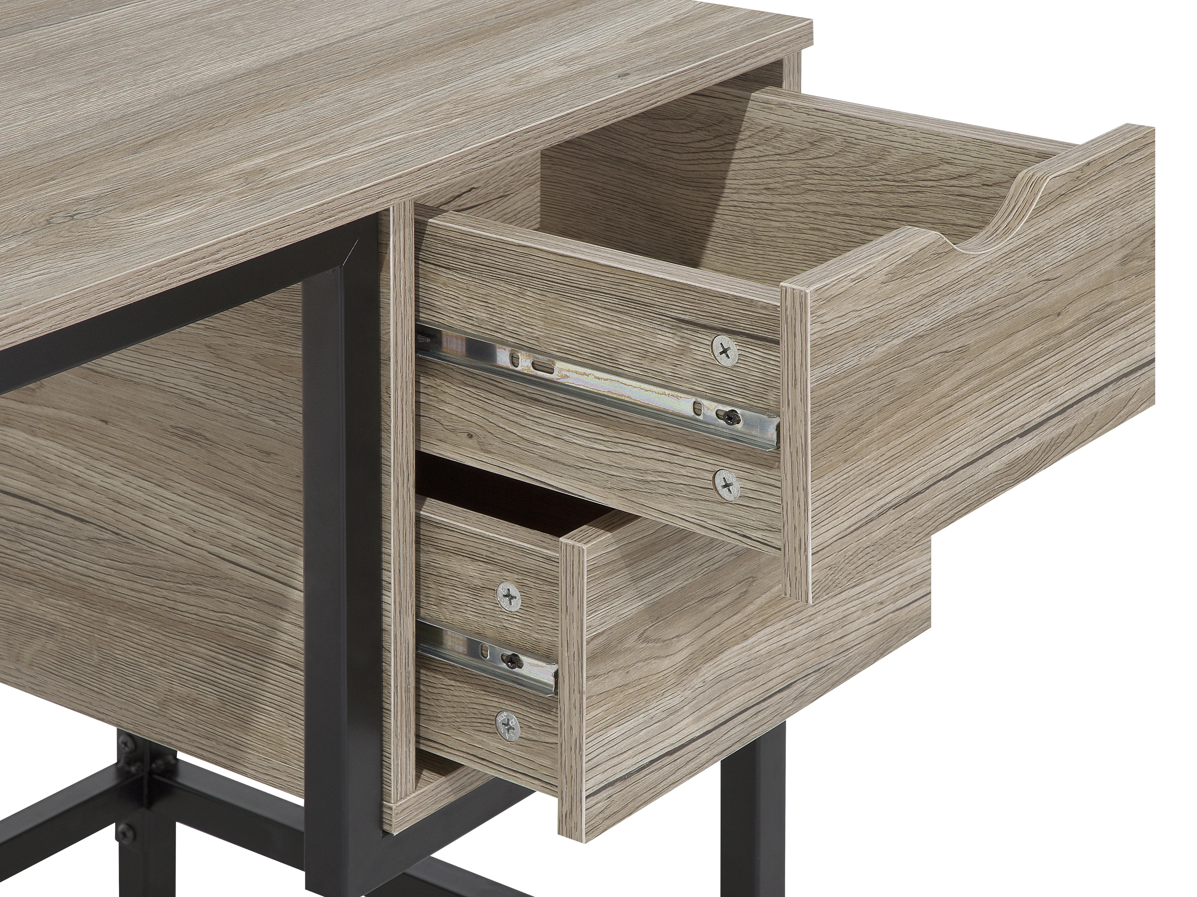 Bureau GRANT Lichtbruin 120 cm 48 cm met lades