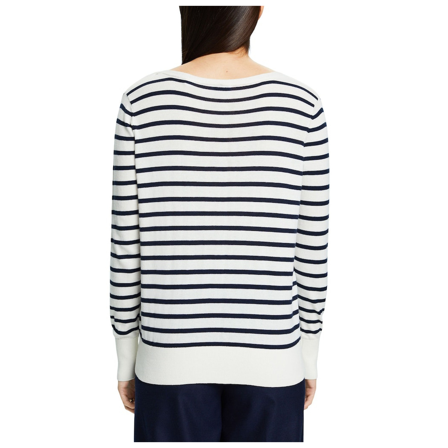 ESPRIT Co vneck stripe