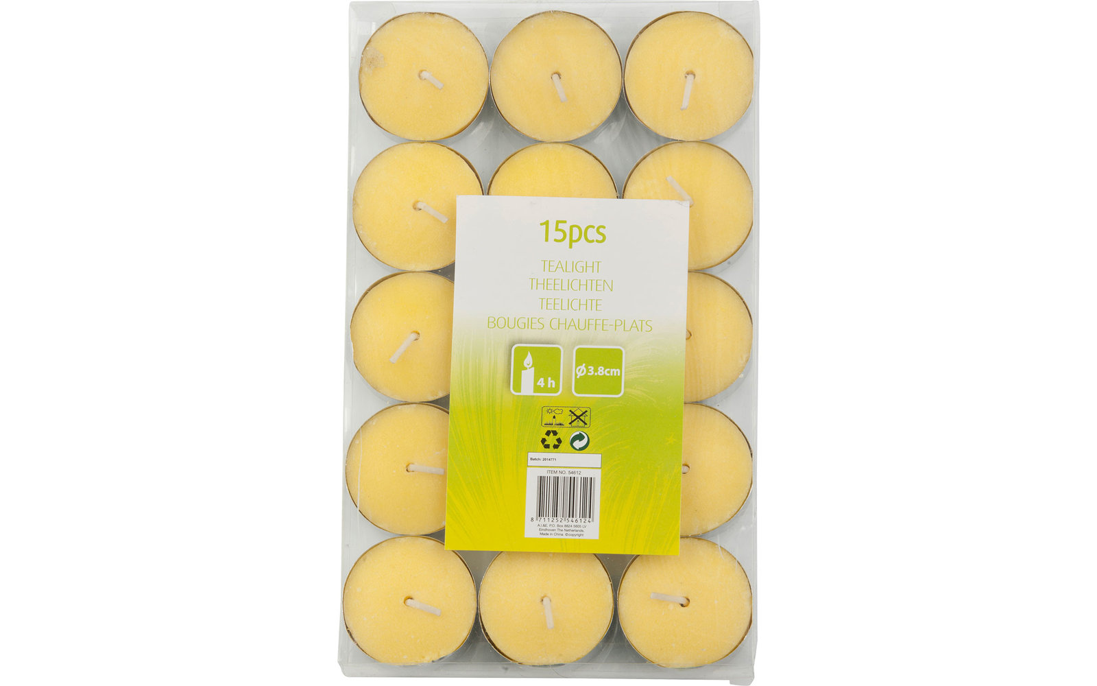 Citronella Teelichter 15 Stück