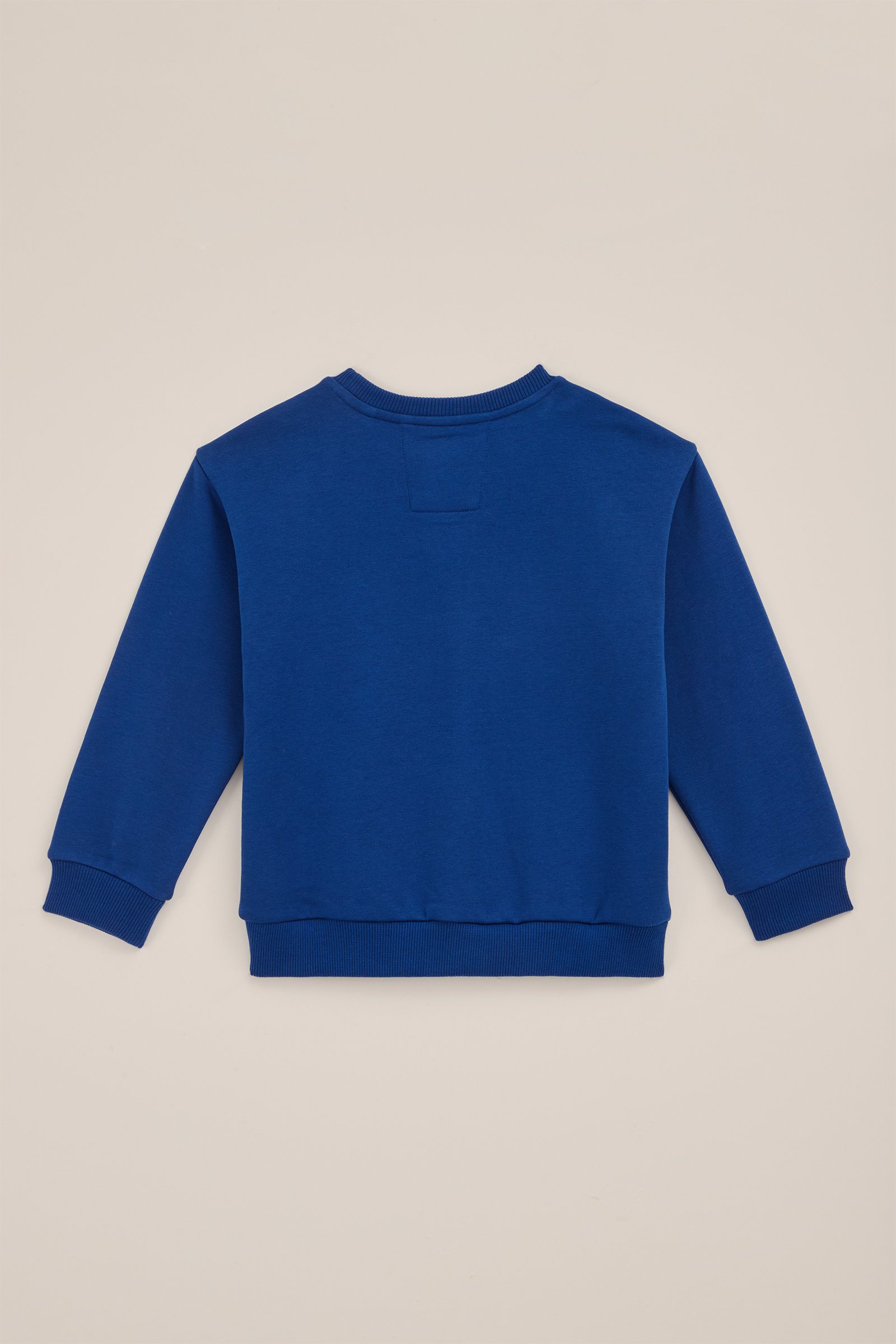 Jongens sweater met opdruk WE Fashion Kobaltblauw