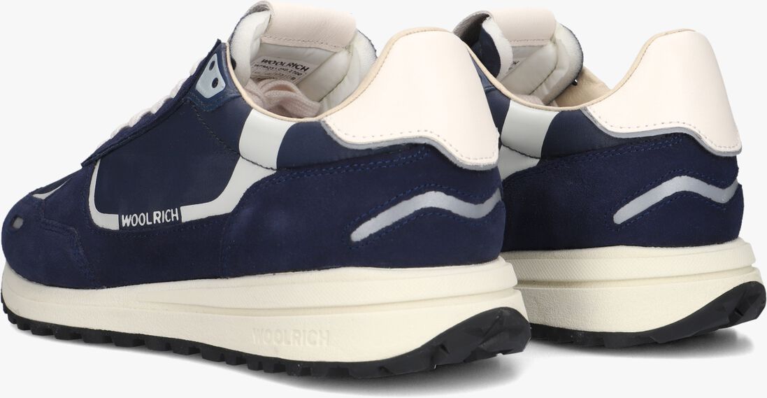 blauwe woolrich lage sneakers retro sneaker man