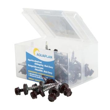 Aquaplan Aqua-pan schroef ebena black cherry 40 stuks