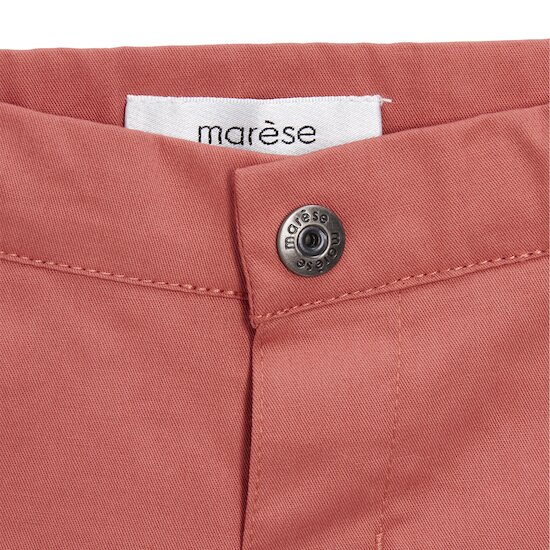 Escapade au Soleil T-shirt manches courtes + Bermuda   Blanc et Rouge        de               Marèse