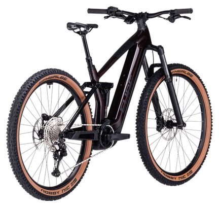 VTT Électrique Tout-Suspendu Cube Stereo Hybrid 140 HPC Race 750 Shimano Deore XT 12V 750 Wh 27.5'' Rouge Liquid 2024