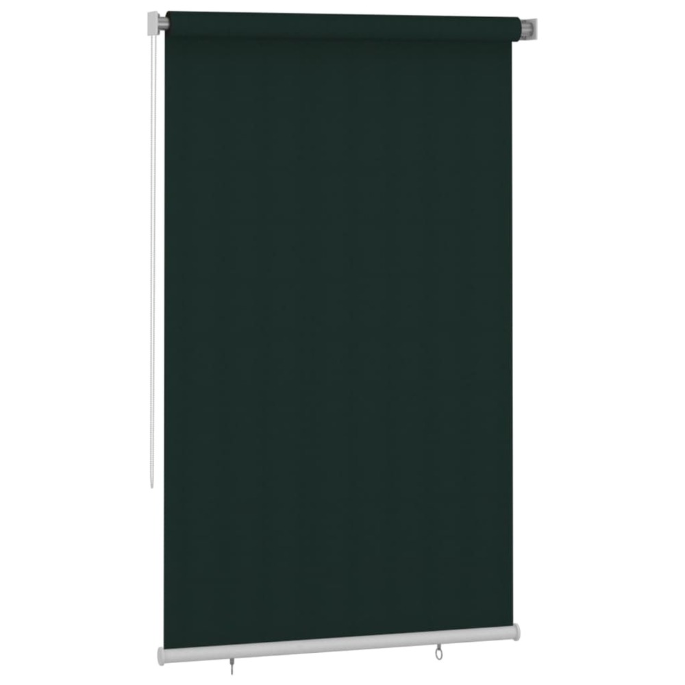 Store roulant d'extérieur 140x230 cm vert foncé pehd