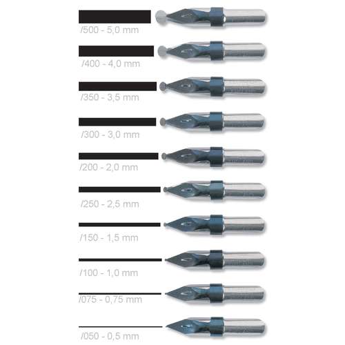 HIRO LEONARDT Zierschriftfedern, Ornamental Nib - Bright