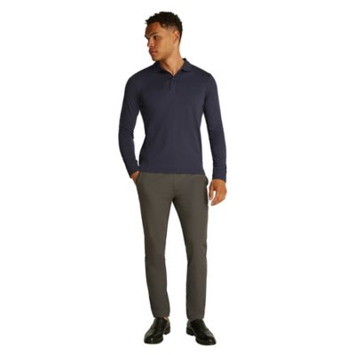 Polo à manches longues homme Coton Slim CALVIN KLEIN