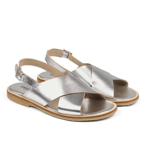 Angulus 5637-101 Sandal, Silver, 36
