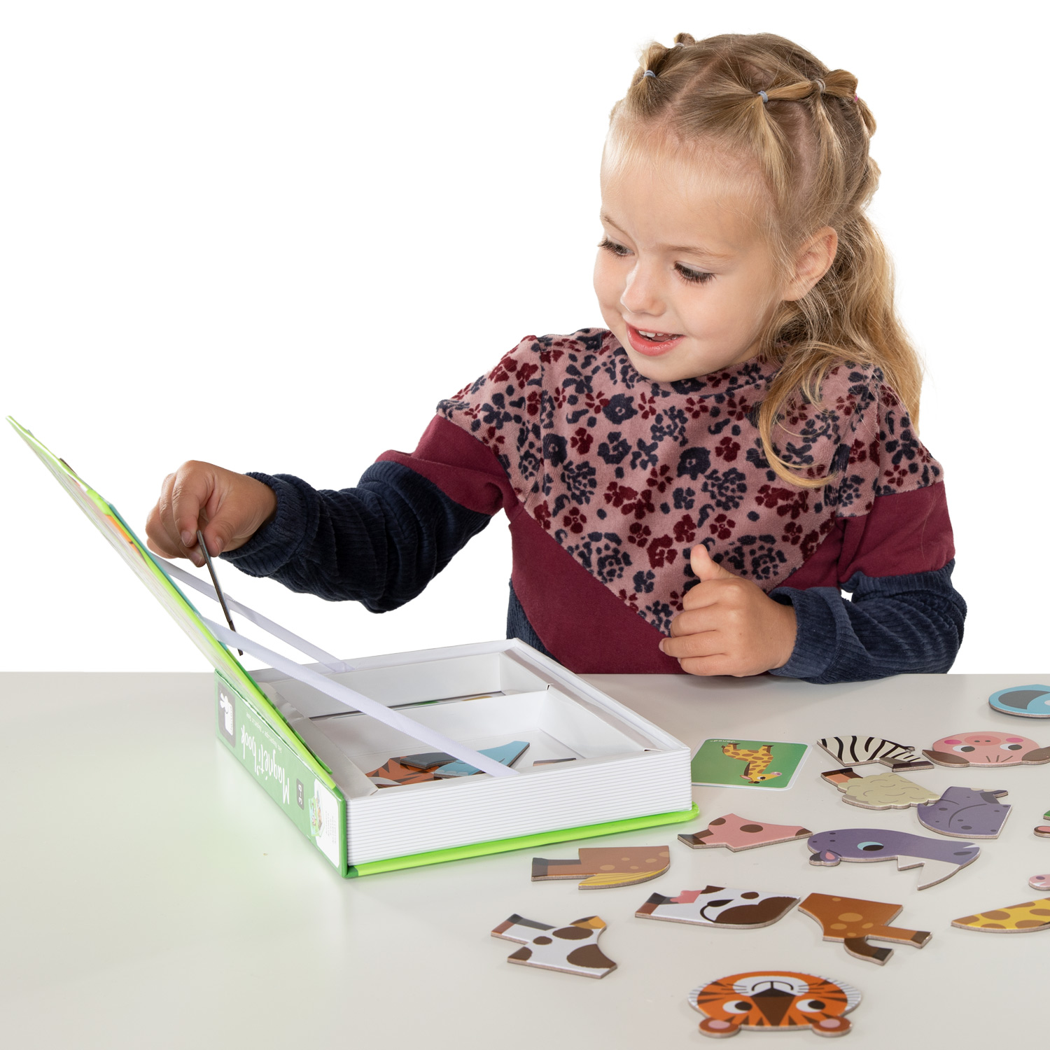Janod Magnetibook - Dieren