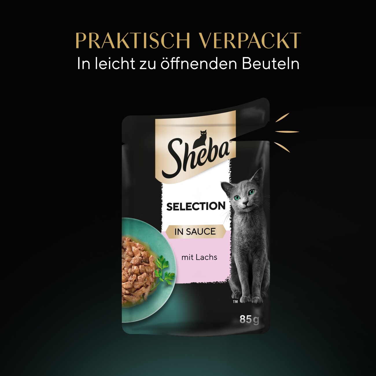 Sheba Selection in Sauce 28x85 g Lachs