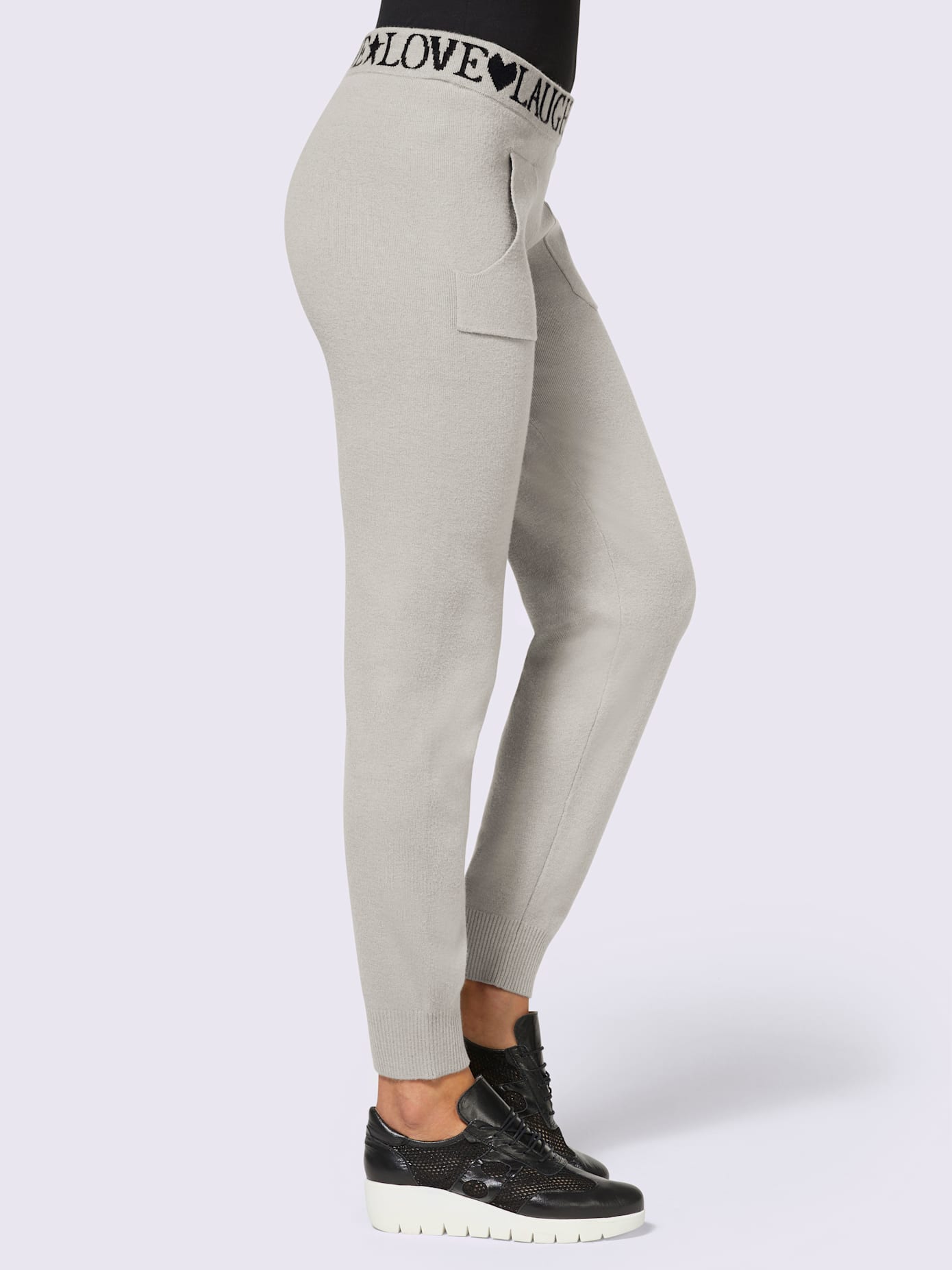 Pantalon de jogging tricot fin et doux