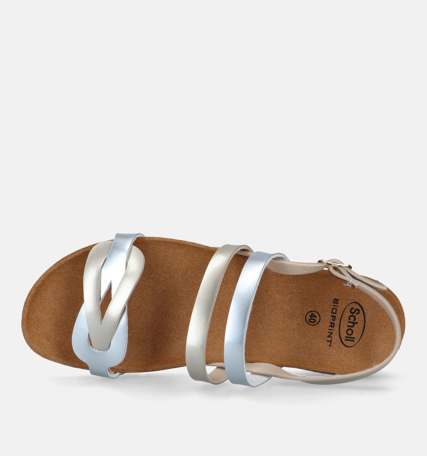 Sandalen zilver