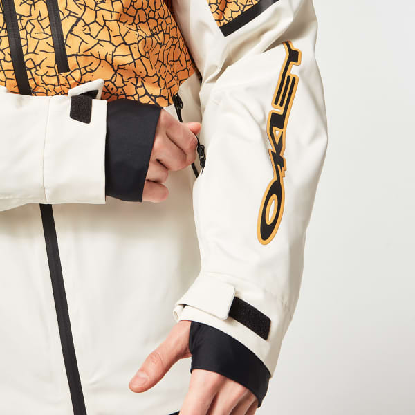 Veste de ski OAKLEY TC GUNN 2.0 RC SHELL JKT YELLOW CRACKLE
