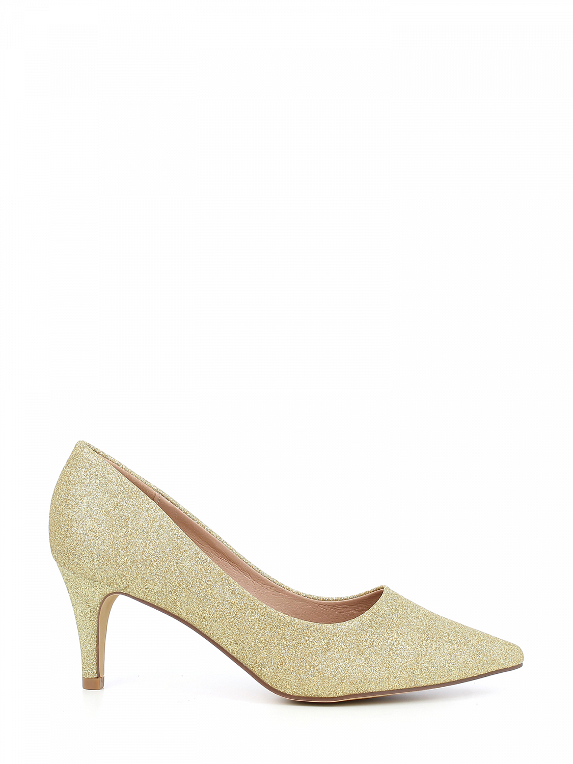 Duffy Golds Glitter Pumps