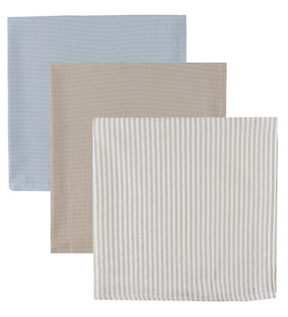 Müsli Spucktücher - 3er-Pack - 75x75 - Spülung Cream/Kaschmir