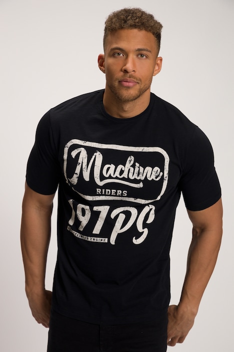 T-Shirt, Halbarm, Machine Prints