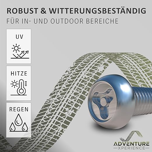 Y-kop roestvrijstalen beveiligingsschroeven, pankopschroeven, speciale kop, Y-kop met gat, set schroeven inclusief bit, V2A antidiefstalschroeven, manipulatiebestendig, 8 schroeven + 1 bit, M6, 25 mm