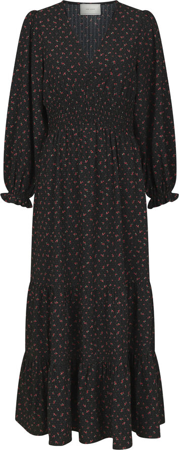 Neo Noir Lumia Floral Dots Dress Black