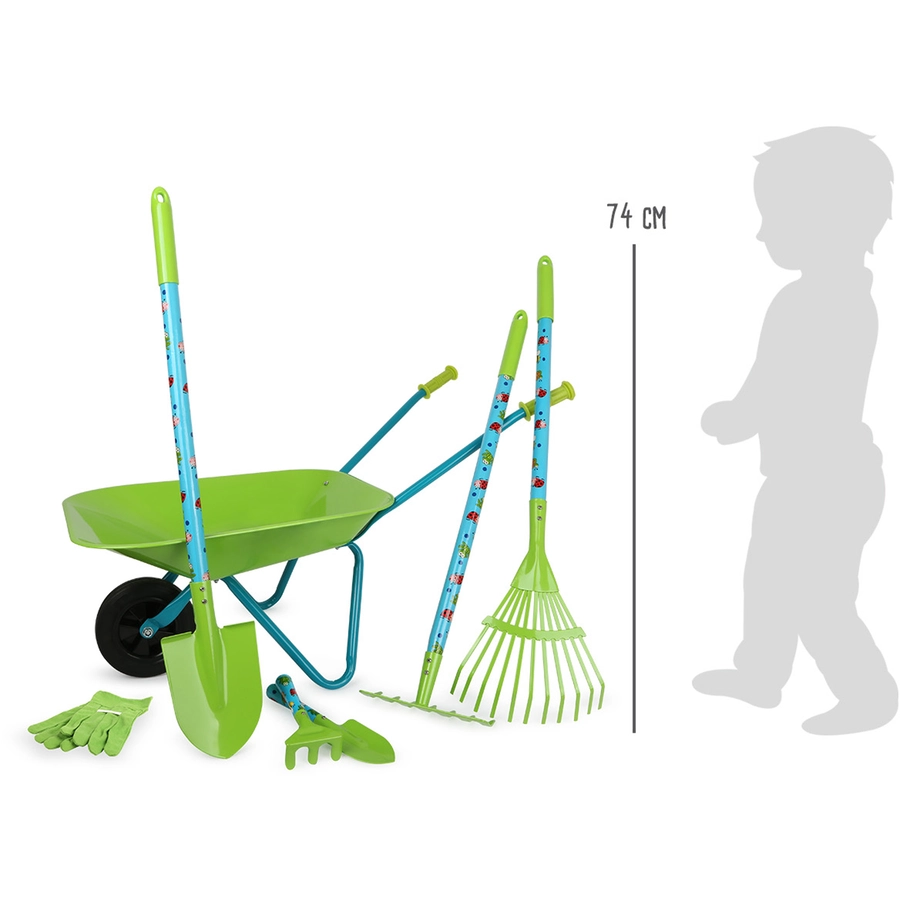 small foot® Großes Gartenset mit Schubkarre