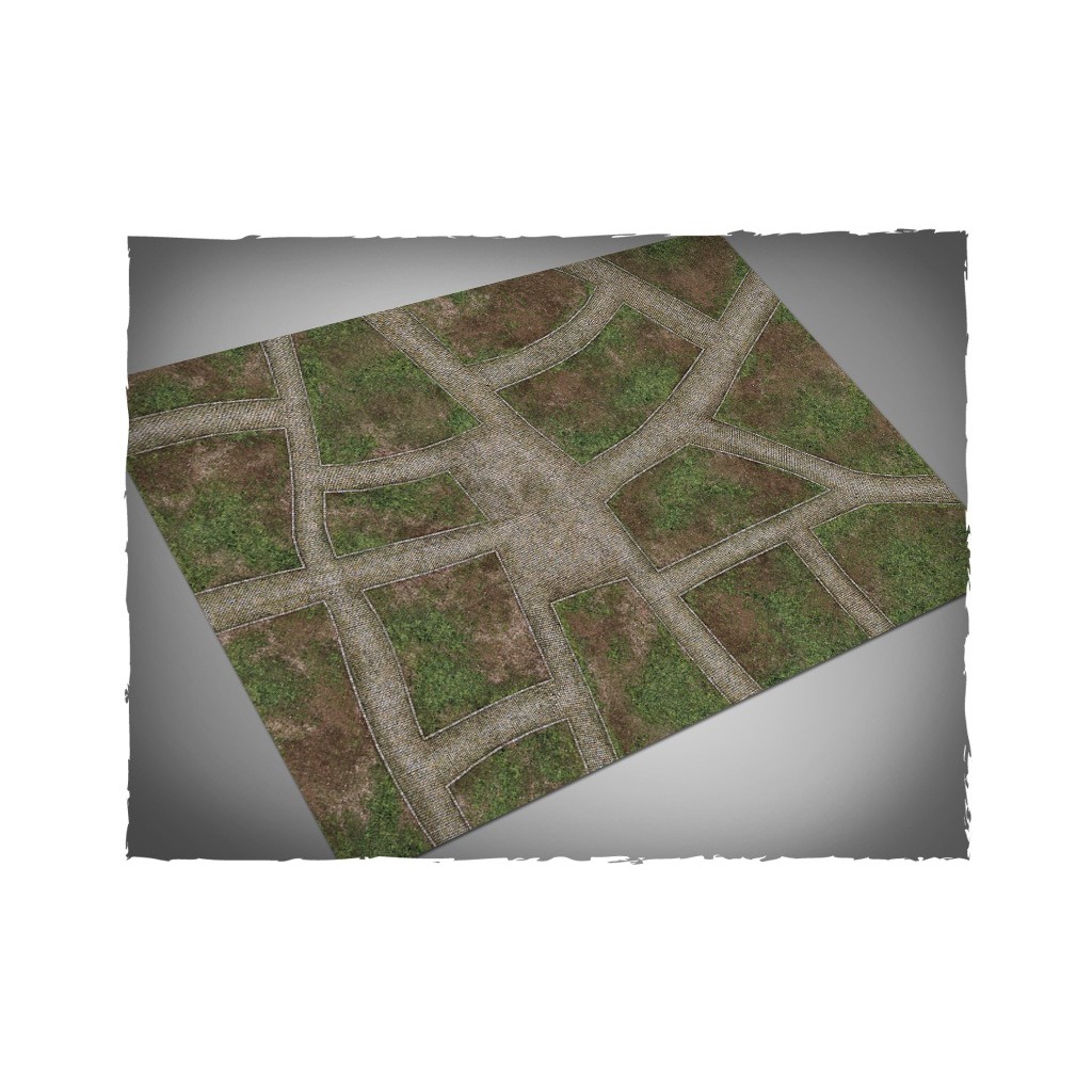 Terrain Mat PVC - Cobblestone Streets - 120x180
